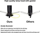Salt Lamp Cord Replacement with Dimmer Switch and 3 Free Bulbs, Original Replacement Power Cord with Base Assembly E14 Socket & Metal Clip, for All Himalayan Crystal Salt Rock Lamp - 240V SAA Standard