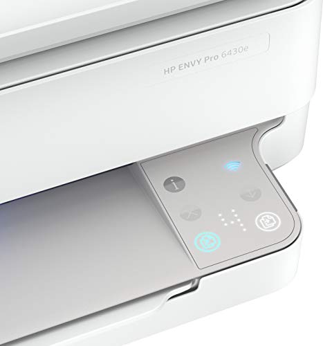 HP Envy 6430e All in One Colour Printer with 3 Months of Instant Ink with HP+, 35 Page Automatic Document Feeder, White