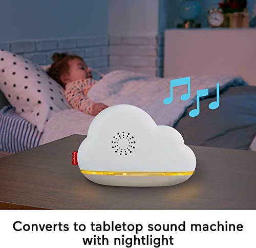 Fisher-Price Baby Sound Machine Calming Clouds Mobile & Soother Convertible Crib to Tabletop with Music & Lights for Newborn to Toddler