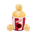 ZippyPaws Zippy Burrow Popcorn Bucket, Red and Yellow, 1 Count (Pack of 1)