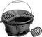 IronMaster Pre-Seasoned Cast Iron Hibachi Grill, Small Portable Charcoal Grill for Outdoor Tabletop Camping, BBQ Grill Grate Surface 13.2" Perfect for 3-4 People