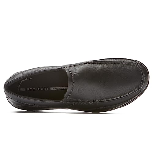 ROCKPORT Men's Junction Point Slip-on, Black, 8.5 US Wide