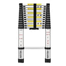 (12.5Ft/3.8M) Telescoping Ladders，EN131Standards Multi-Purpose Folding Aluminum Extension Ladder