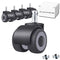 Office Chair Caster Wheels, Revolutionary Quadruple Ball Bearing Design,Twin Wheel High Load Capictiy 550 Lbs(2 Inch, Set of 5)