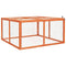 vidaXL Solid Firwood Rabbit Hutch - Spacious Outdoor Animal Enclosure with Sun Protection and Easy Assembly