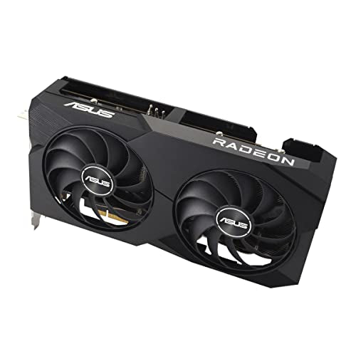 ASUS Dual Radeon RX 6600 V2 8GB GDDR6 Gaming Graphics Card (AMD Radeon RX6600, PCIe 4.0, 1x HDMI 2.1, 3X DisplayPort 1.4a, DUAL-RX6600-8G-V2)