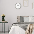 Seiko Office Wall Clock, Silver Tone, No Size