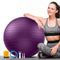 Soft Exercise Ball, Anti-Burst Yoga Ball Chair Supports 2200lbs, Stability Swiss Ball w/ Pump for Pregnancy Birthing, Excersize, Workout, Fitness, Balance, Gym, Physio, Abs (Office & Home & School)