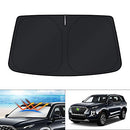 KUST Custom Fit Car Sun Shade for 2020-2023 2024 Hyundai Palisade Accessories Windshield Sunshade Window Shade Sun Visor Protector Foldable Blocks UV Rays Keep Your Car Cooler