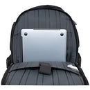 KENNETH COLE 5708145 Cole Reaction Pack-of-All-Trades' Multi-Pocket 17.0” Laptop & Tablet Business Travel Backpack, Black, One Size