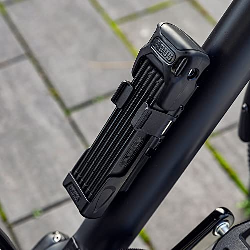 ABUS Bordo 6000K Folding Lock with SH Lock Holder, Bicycle Lock with XPlus Cylinder for High Tamper Protection, ABUS Security Level 10, Length 90 cm