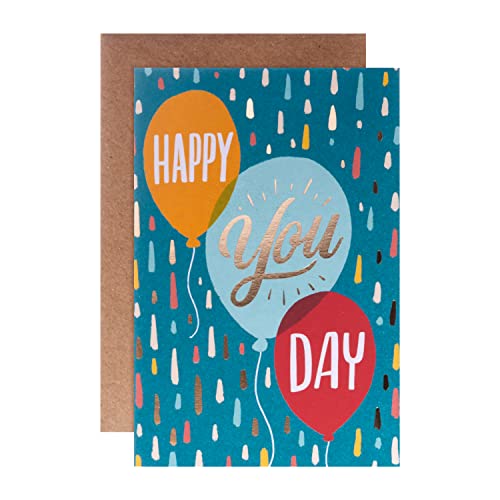 Hallmark Video Greetings Birthday Card - 'Happy You Day' Balloons Design