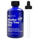 Radha Beauty Tea Tree Essential Oil 4 oz - 100% Pure Therapeutic Grade