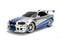 Jada Toys Fast & Furious 1:24 2002 Nissan GT-R R34 Remote Control Car RC with 2.4GHz, Toys for Kids and Adults (99371)