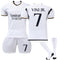 realmadridjersey Kids,23/24 New Season Home/Away Football Jersey Sets for Kids Adults Best Chirstmas Birthday Gifts for Kids(1-RM.Jersey-02,8-9 Years)