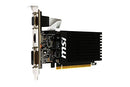 MSI nVidia Geforce GT 710 2GB LP Low Profile VGA Card GDDR3 2560x1600 1xHDMI 1xDVI PCIE2.0x16 954 MHz Core