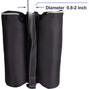 Goutime Canopy Weight Bags 40 lb for Pop Up Canopy Tent Legs, Gazebo Sand Bag Weights Set of 4 Black