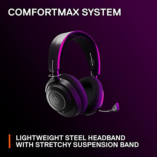 SteelSeries Arctis Nova 7 Wireless USB-C Multi-Platform Gaming Headset with Bluetooth for PC, PlayStation, Nintendo Switch & Android - 38 Hour Battery, Fast Charging, Noise-Cancelling Gen 2 Microphone
