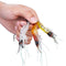 WANBY Fishing Shrimp Lures Artificial Silicone Soft Bait Set Luminous Swimbait Shrimp Fishing Lure with Hooks Fishing Tackle Freshwater/Saltwater (6PCS)