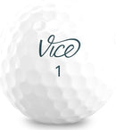 VICE Tour Golf Balls, White