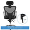 Mesh Office Chair Computer Chair Ergonomic Executive Desk Chair Armchair Breathable Mesh Black for Home Office Conference Meeting Rooms