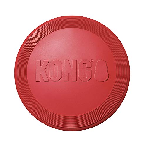 KONG - Flyer - Durable Rubber Flying Disc Dog Toy - for Large Dogs