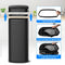 ADVWIN Rubbish Bin, 45L Motion Sensor Kitchen Bin, Black Waste Bin with Lid, Trash Can for Kitchen, Living Room, Bathroom, Office, Restaurant