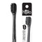 hello charcoal infused manual toothbrush, 1 pack, soft tapered bristles, black, BPA free