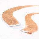 Hair2heart 2.5g x 10 Tapes Straight Human Hair Extension, Hazelnut Blonde, 50 cm Length