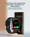 LIGE Smart Watch for Men Bluetooth Call Answering,1.69'' HD DIY Fitness Tracker with 24/7 Heart Rate Sleep Monitor Step Counter, 5ATM Waterproof Men's Smart Watches for Android iOS Black
