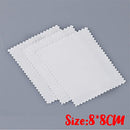 (20x) Silver Polishing Cloths Jewellery Cleaning Cloth Clean Polish Coin Ring 8 * 8cm