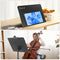 Music Book Stand, Portable Music Stand For Sheet Music 5 In-1 Dual-Use Sheet Music Stand Desktop Book Stand with Book Stand Support, Music Stand Light, Carrying Bag, Sheet Music Folder