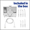 Waterpik ION Professional WF12 Rechargeable and Portable Cordless Water Flosser Teeth Cleaner - White