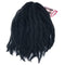 Coolbers 18 Inch Afro Kinky Curly Crochet Braids Hair Extensions Ombre Curly Crochet Hair (18 Inch, 1B)