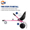 LJX Hoverboard Seat Attachment, Go Kart, Hoverboard Accessories for 6.5” 8” 10” Hoverboard, Wider Seat, Suitable for All Ages (Pink)