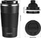 Travel Coffee Mug Spill Proof 16 oz Insulated Coffee Mug with Leakproof Lid, Stainless Steel Vacuum Tumbler ReusableThermal Coffee Cup to go for Hot and Cold Drinks -510ml,Black