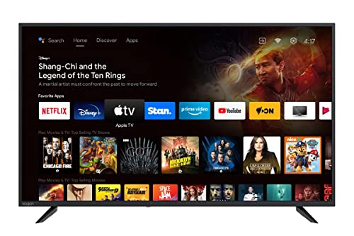 65" 4K UHD LED HDR Smart Android TV with Voice Assistant and HDR