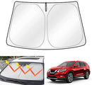 X-CAR Custom Fit Windshield Sun Shade Compatible with Nissan X-Trail 2013-2020 Wind Screen Shade Foldable Sun Visor Protector Blocks UV Rays Keep Your Car Cooler