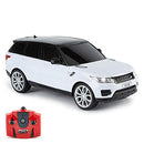 CMJ RC Cars 118GRRW Range Rover Sport Officially Licensed Remote Control Car 1:18 Scale Working Lights 2.4Ghz White