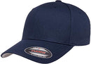 Flexfit Unisex Adults Cotton Twill Fitted Cap Hat, Navy, Large-X-Large US
