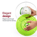 Zyliss Easy Spin Salad Spinner, 4-6 Servings, Green