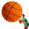 Silent Basketball Dribbling Indoor, Lightweight Uncoated High Density Foam Ball, 2023 Newest Foam Basketball Indoor Training Ball for Patios Playrooms Stadiums Yards