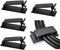 SOULWIT® 50-Pcs Self Adhesive Cable Management Clips, Cable Organizers Wire Clips Cord Holder for TV PC Laptop Ethernet Cable Desktop Home Office (Black)