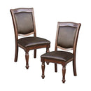 Lexicon Joella Dining Chair (Set of 2), Brown Cherry