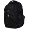 KENNETH COLE 5708145 Cole Reaction Pack-of-All-Trades' Multi-Pocket 17.0” Laptop & Tablet Business Travel Backpack, Black, One Size