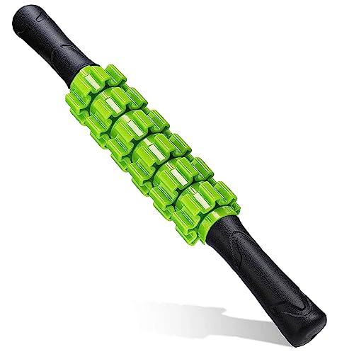 Muscle Roller Stick for Athletes,Deep Tissue Massager for Muscle Soreness, Stiffness and Pain Relief,Portable and Durable Design for Pre and Post Workout Recovery