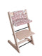 Hoppediz High Chair Seat Cushion Set Suitable for Stokke Tripp Trapp 2-Piece 100% Organic Cotton Amsterdam Rose Design