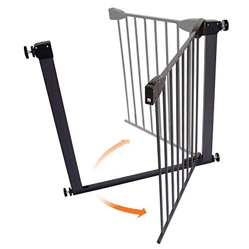 Dreambaby Boston Security Gate with 2x7cm Extensions Combo, Black
