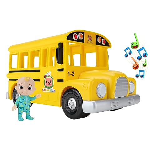 Cocomelon Musical Yellow School Bus Toy