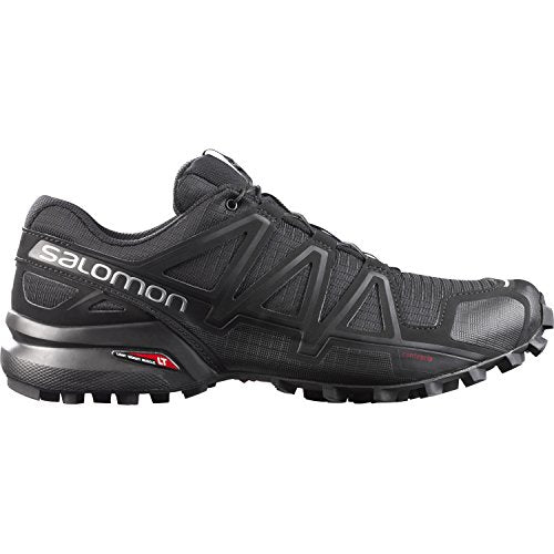 Salomon Men's Speedcross 4 Trail Running Shoes, Black/Black/Black, UK 10/US 10.5